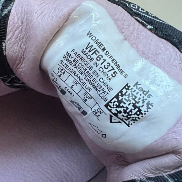 Keds Triple Kick CJW Silk Signature Print Sneakers Black US 7.5 - Picture 8 of 10